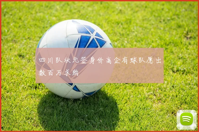 四川队状元签身价高企有球队愿出数百万求购