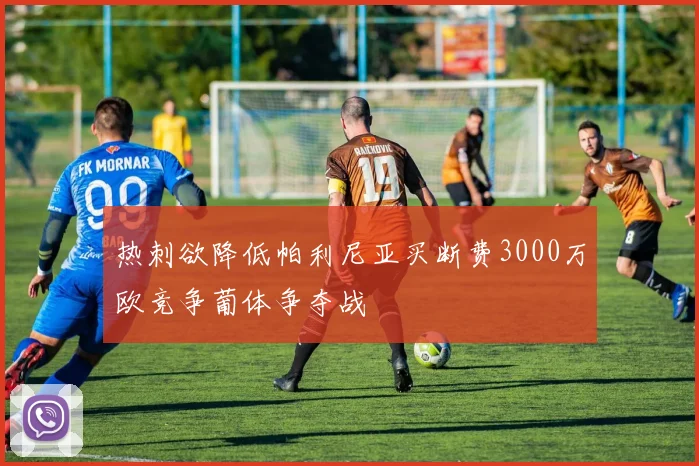 热刺欲降低帕利尼亚买断费3000万欧竞争葡体争夺战